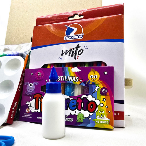 Mega Kit Arte Niños Set Infantil + Dib Para Pintar Superman
