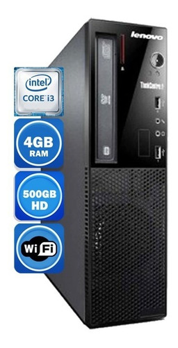 Pc Lenovo Edge 72 Intel I3 3°geração 4gb Hd 500gb Wi-fi