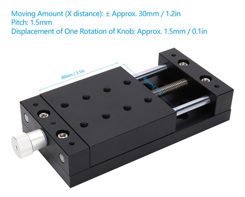 Plataforma Xaxis Linear Stage Xaxis Manual Twist Finetune