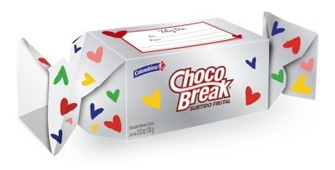 Chocolates Chocobreak X20uni - Unidad a $525