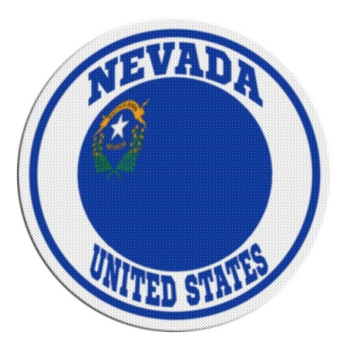 Parche Circular Escudo Usa Nevada