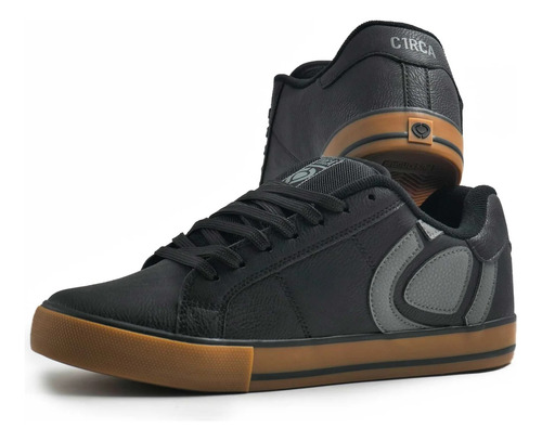 Tenis C1rca , Modelo 211 Vulc ( Color Bold-black/grey)