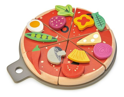Juguete Pizza Party Tender Leaf Niños Madera Infantil Atrix