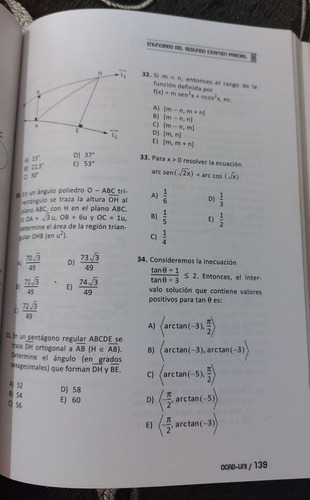 Libro Examen De Admisión Uni 2012-2 Resueltos Ocad (Usado)