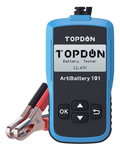 Tester Múltiple Probador Batería 12v P/ Vehículo Topdon 101