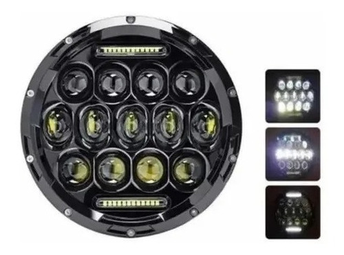 Faro Led Optica Moto Harley Davinson Cafe Racer Bitemarket