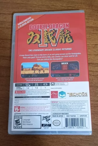 Brand New Double Dragon IV 4: Nintendo Switch (Limited Run)