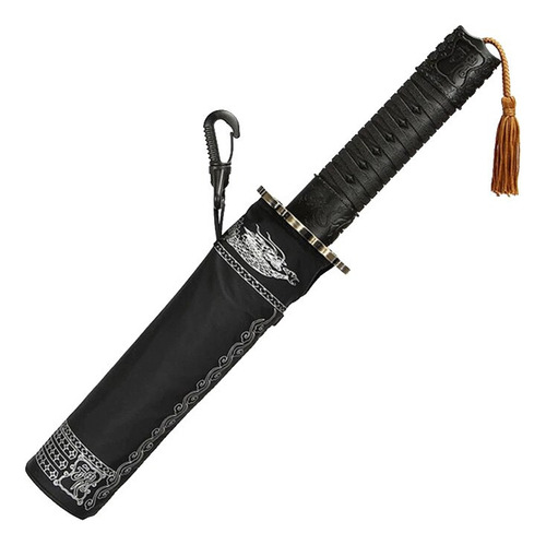 Cuchillo Espada Samurai Paraguas Fuerte Resistente Al Viento