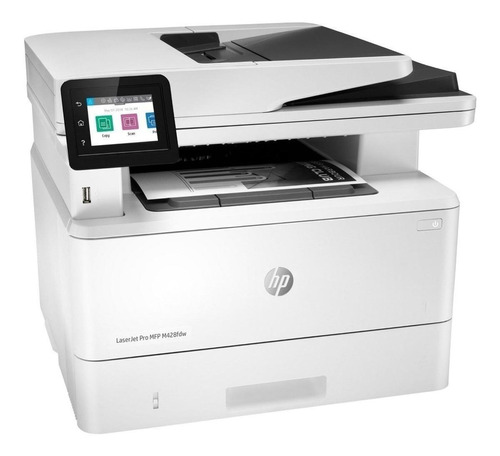 Impressora multifuncional HP LaserJet Pro M428fdw com wifi branca 110V - 127V