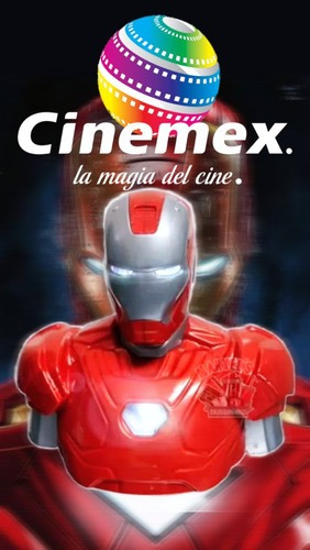 Palomera Cinemex Iron Man 100 Años Disney Sellada