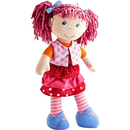 Muñeca Suave Lilli-lou De 12 Pulgadas Cabello Rosa Col...