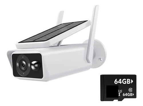 64g Solar Camera Battery Cctv Wifi 1080p Outdoor Ip66