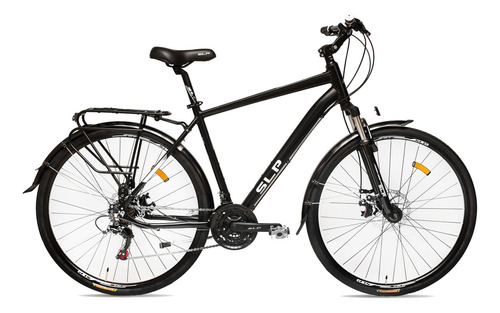 Bicicleta Slp Urbana Paseo Touring 21v Shimano Freno A Disco Color Negro Tamaño del cuadro M