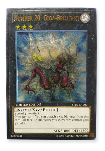 Yugi-oh! Number 20 Giga-brilliant Ztin-env02 Ultimate