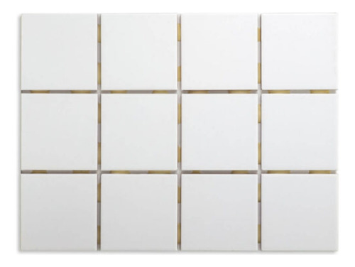 Azulejo Cerámicas 10x10 Cm Blanco Mate.