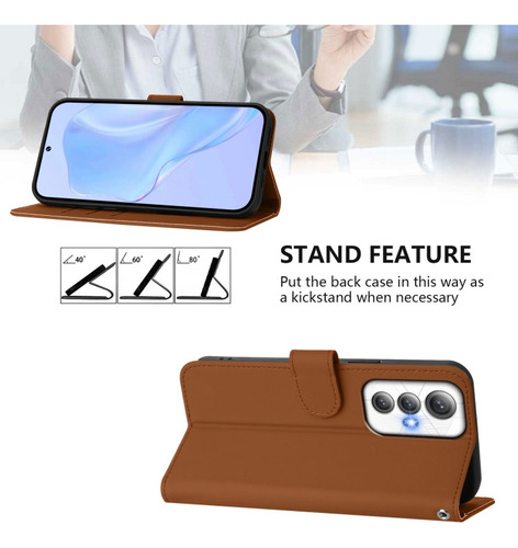 Funda De Poliuretano De Color Liso Para Cubot Max 5
