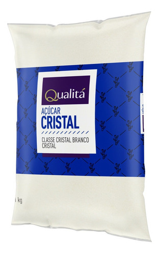 Açúcar Cristal Qualitá Pacote 1kg