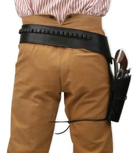 Cinturón Tipo Funda De Piel Sintética Para Pistola, Cintura