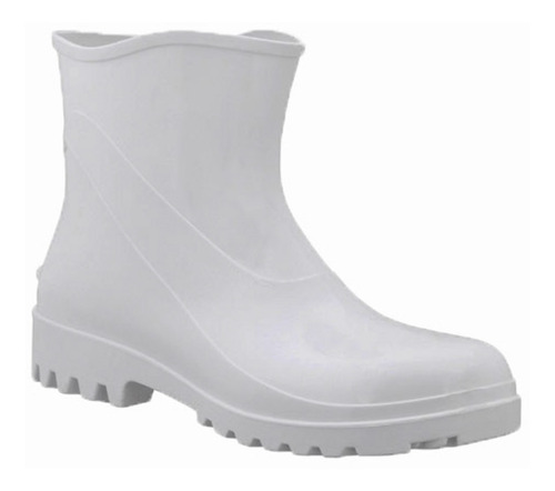 Bota Pvc Branca Cano Extra Curto Com Forro Nº 40 - Bracol
