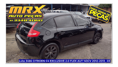Sucata Citroen C4 Exclusive 2.0 Flex Aut 143cv 2013 Pecas