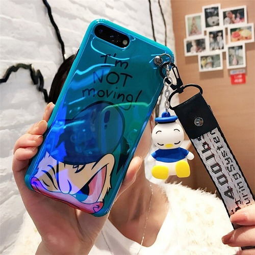 Imagen 3 de 5 de Funda Case Disney Donald, Winnie iPhone 6s, 6s Plus 7/8