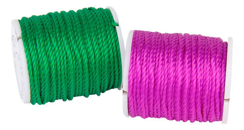 10 Colores De Nylon Cordón Chino Nudo Pulsera De Macramé