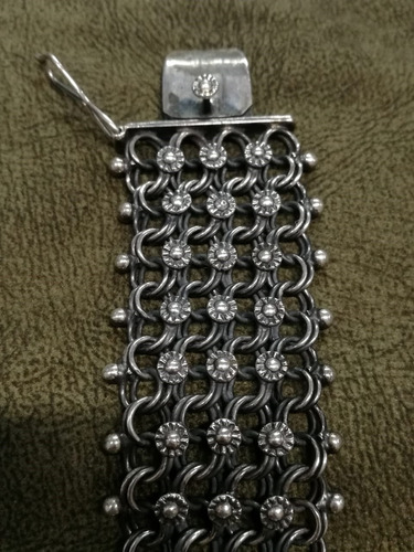 Imagen 2 de 3 de Fina Joyeria Pulsera Plata Mexicana Nueva Cod6618 Asch