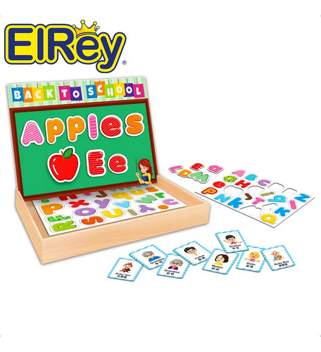 Puzzle Rompecabezas Magnético Alfabeto Pizarra N1 - El Rey