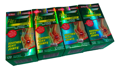 Flex-a-min Promo X 4 Cajas 480 Capsulas - L a $1