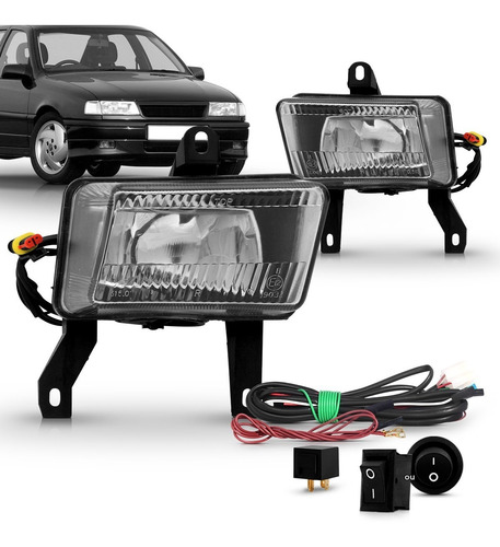 Imagem 1 de 5 de Kit Farol De Milha Auxiliar Vectra 93 94 95 96