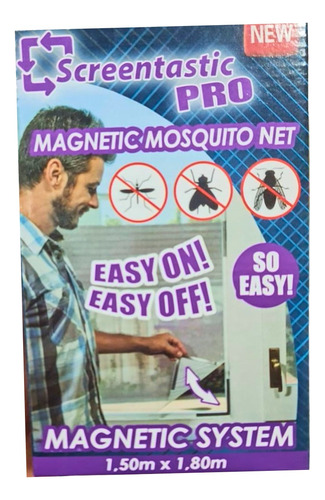 Malla Magnética Para Ventana Anti Mosquitos Zancudos Moscas