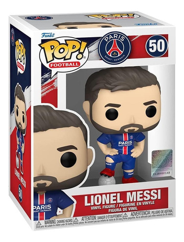 Funko Pop! Football Psg - Lionel Messi #50 Caja Dañada