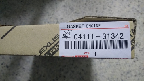 Kit De Empacaduras Toyota 4.0 Hillux, Kavak, Fortuner, Fj