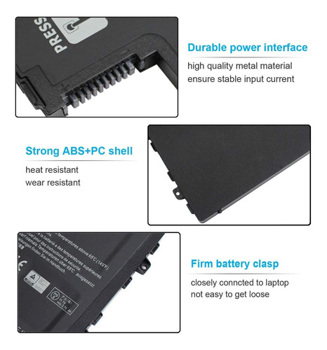 Imagen 3 de 6 de Trhff - Bateria Para Ordenador Portatil Dell Inspiron 15