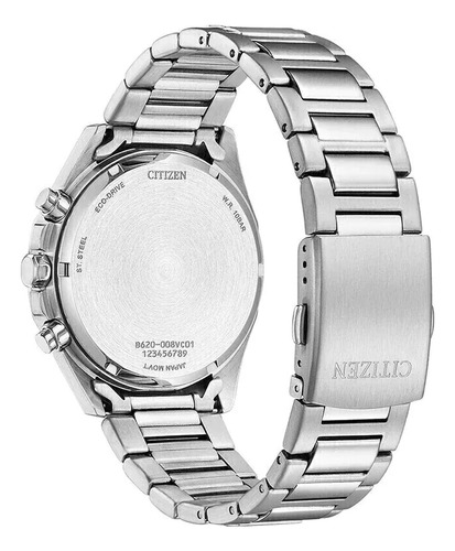 Citizen Dress Classic Crono Blue Ca4590-81l ...... Dcmstore Correa Plata Bisel Plata Fondo Azul