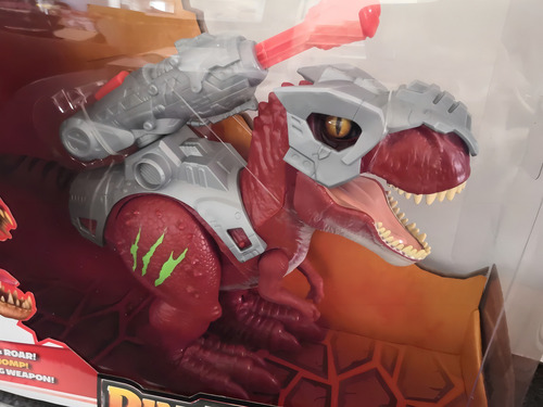 Dino Wars Dinosaurio T-rex Rojo Robo Alive Zuru