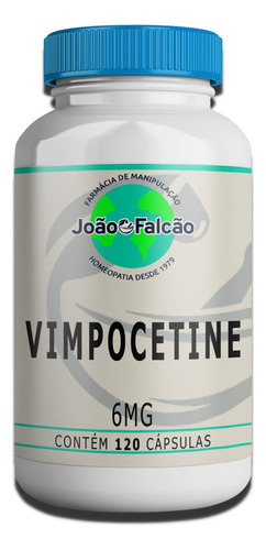 Vimpocetine 6mg 120 Cápsulas Sabor Natural