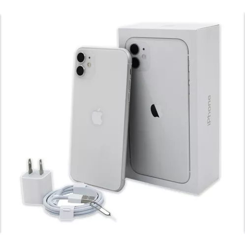 iPhone 11 Apple 128 GB Blanco Reacondicionado más Powerbank