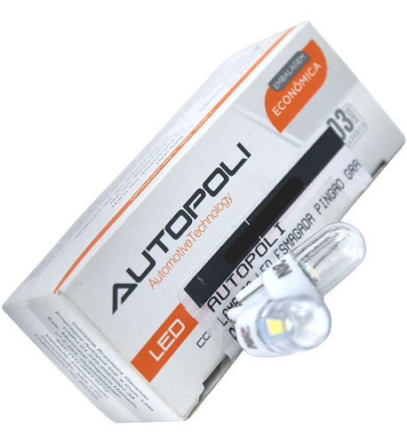 Lâmpada De Led Esmagada Pingão Grande 24v Branca Caixa 10 Un