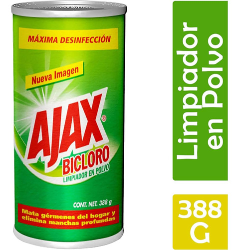 Ajax Bicloro Polvo Maxima Desinfeccion  388 Gr