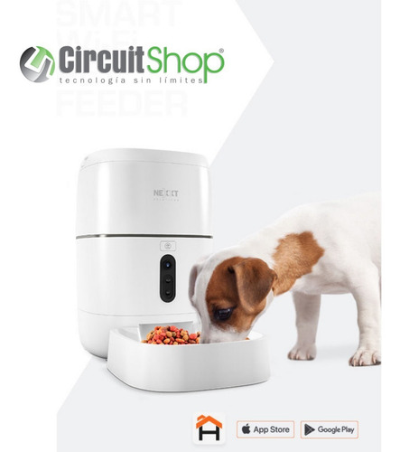 Dispensador Inteligente Cámara Para Mascotas Nexxt Nha-p610