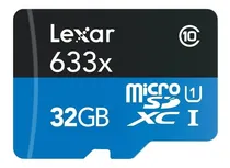 Comprar Memoria Tarjeta Micro Sd Lexar 32gb 633x 100 Mb\u002Fs P Celular*