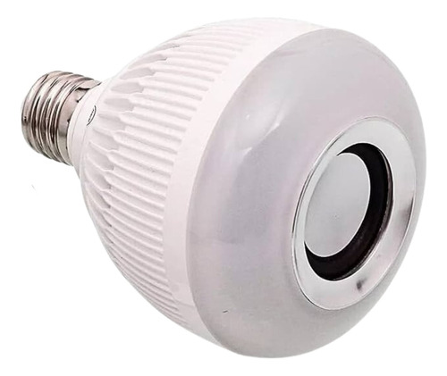 Lampada Musical Caixa Som Bluetooth Led Rgb Com Controle E27