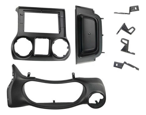 Bisel Adaptador Radio Android 10 Pulgada Jeep Wrangler +2011