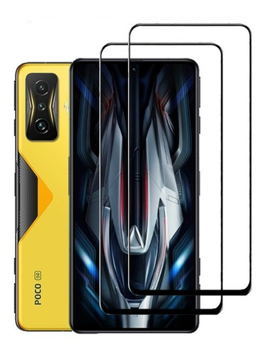 Kit 3 Películas De Vidro Temp Full Glue 9d Xiaomi Poco F4 Gt