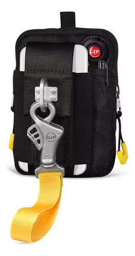 Mochila Bolso Tactico Militar Multiuso Campismo Color Shine Black Diseño De La Tela Liso