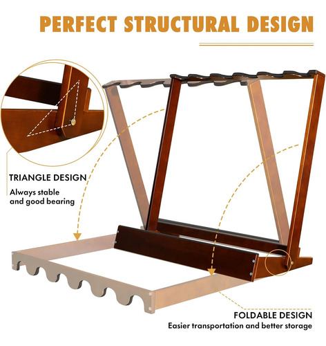 Soporte De Guitarra Para Varias Guitarras, Interfaz De Mader