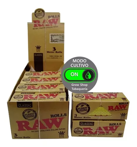 Rollo Seda Papel Raw Classic X 3 Mts. De Largo