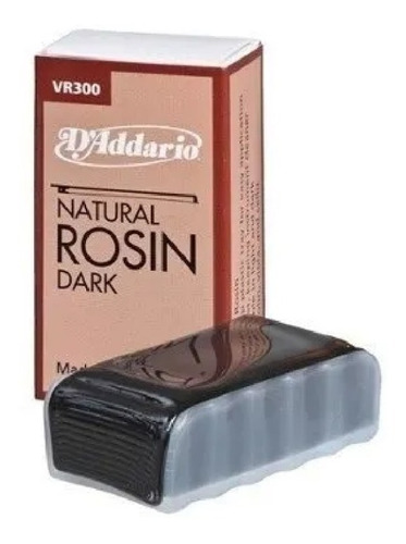 Resina Daddario Natural Rosin Vr300 Oscuro Con Grip Cuo