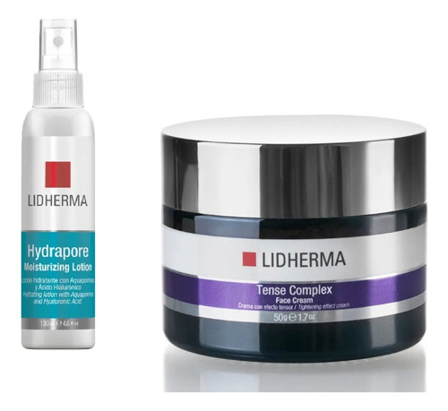Kit Tense Complex Face Cream + Hydrapore Loción  Lidherma